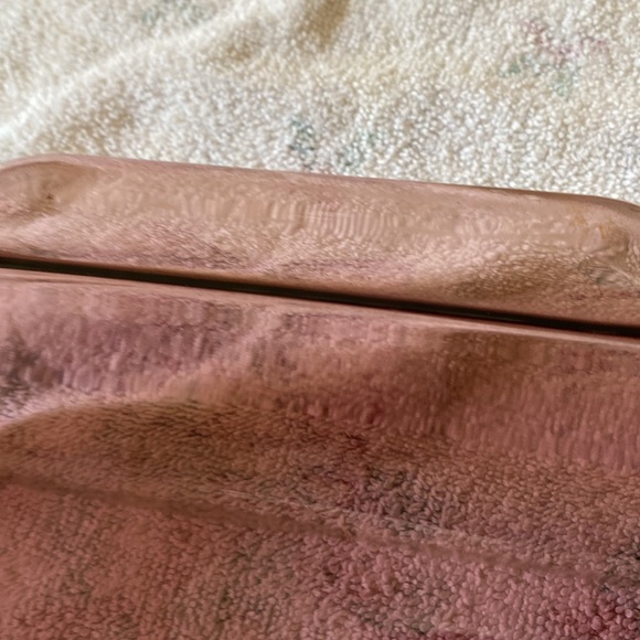 Pyrex Cranberry Visions 3 Qt. Glass Rectangle Pan Dish 235-R Vintage 80s - Picture 6 of 9